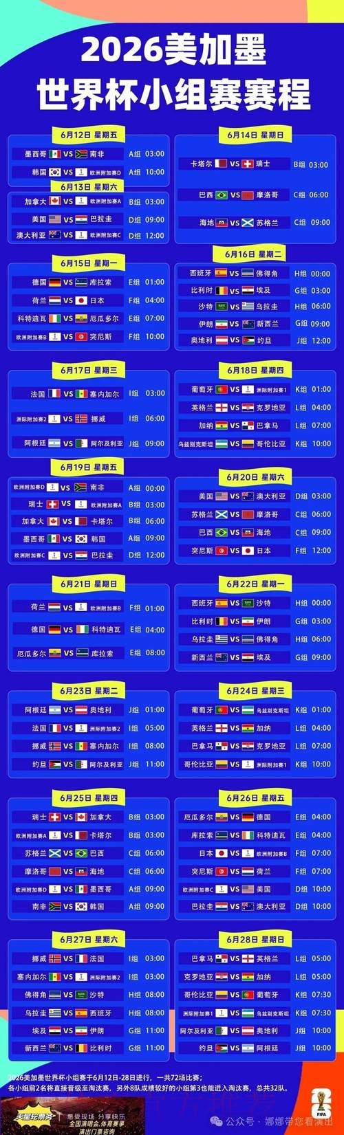 2026世界杯小组赛赛程中国时间高清直播直播平台 2026世界杯小组赛赛程中国时间高清直播直播平台